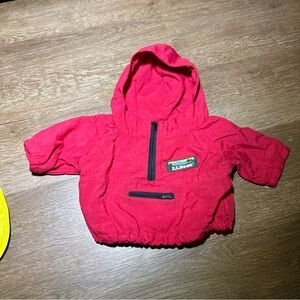 LL BEAN Red Anorak Jacket TEDDY BEAR Clothes For 16"‎ Bears/Stuffies